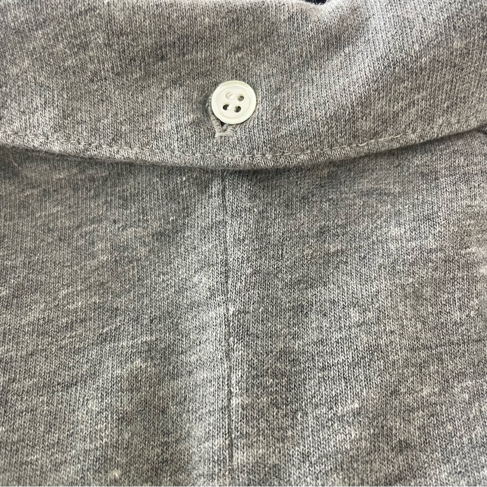James Perse Gray Polo Shirt Dress - Picture 8 of 9